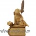 Astoria Grand Gold Resin Love Letter Box Figurine ASTG8284
